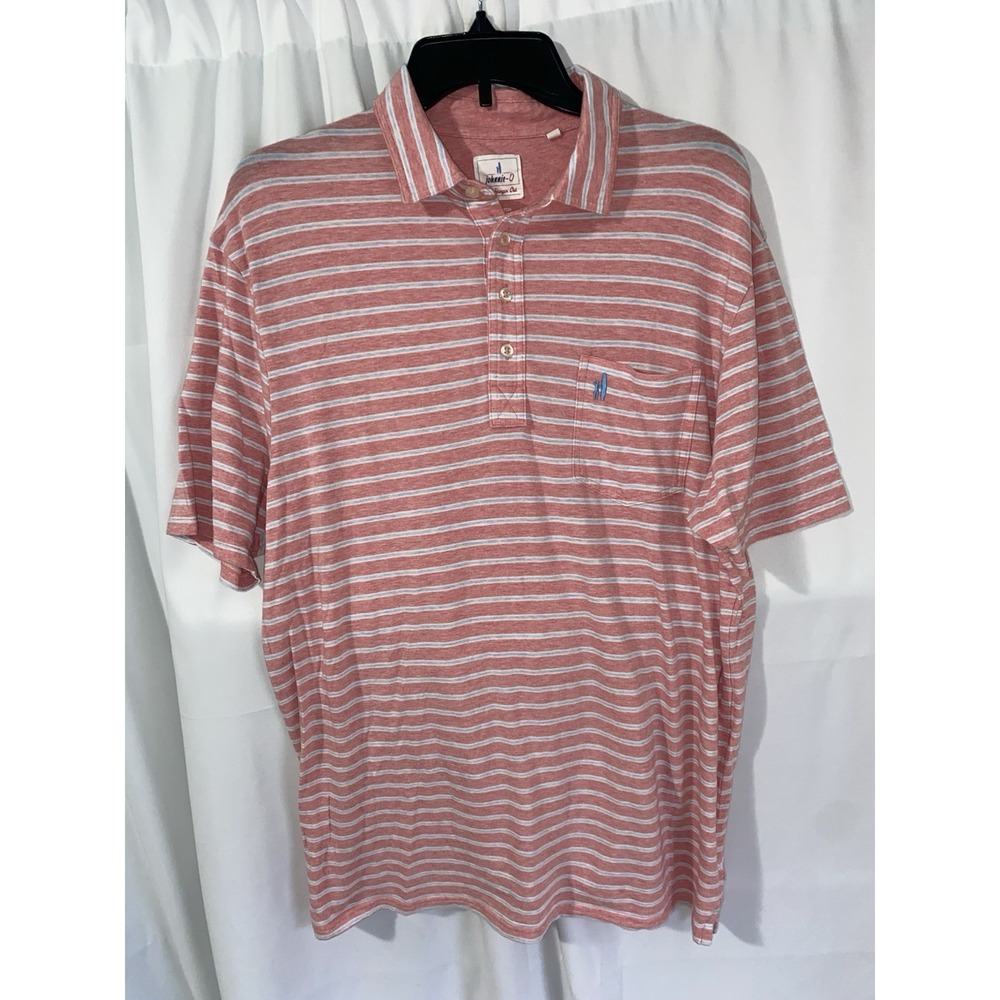 johnnie-O Original 4-Button Polo - Matthis Stripe Men's Large‎